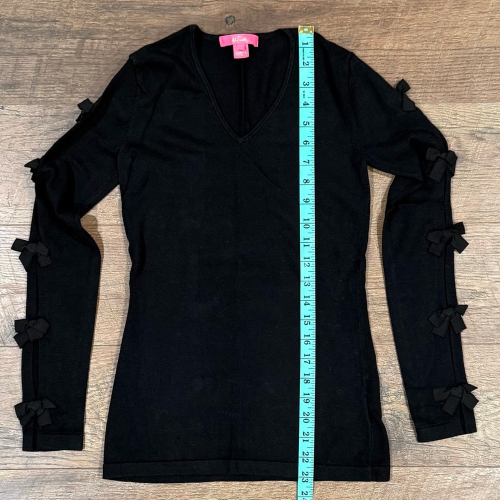 Lilly Pulitzer Edina Crewneck Sweater in Black - Picture 5 of 9